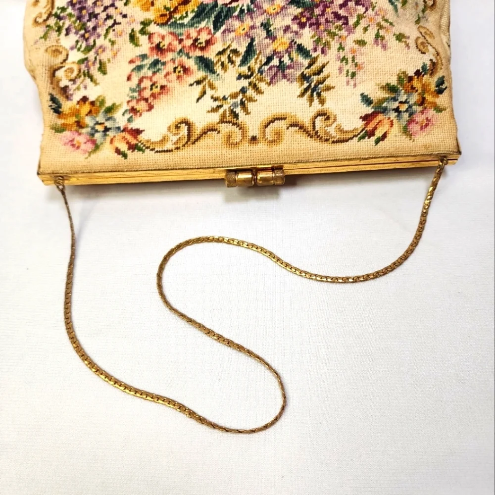 Floral Tapestry Handbag